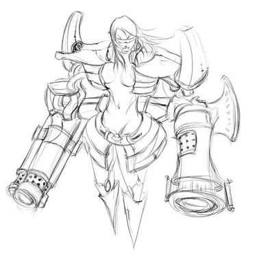 PS與Intuos3數(shù)碼板制作動漫角色 機甲戰(zhàn)士-數(shù)碼天下